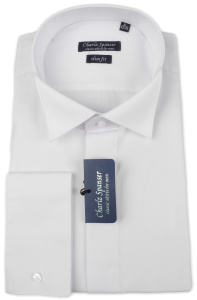 Фото Рубашка белая Charlz Spanser артикул: 24126 Під метелик
