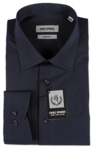 Фото товара Рубашка синяя Charlz Spanser, артикул: 513 Приталені