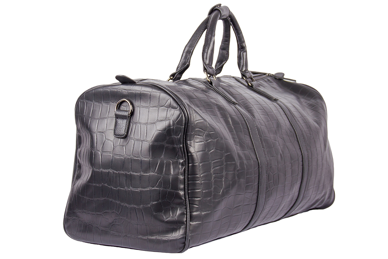 Сумка чёрная дорожная LEATHER COUNTRY