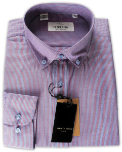Фото товара Рубашка сиреневая Roberta, артикул: 243607 Класичні 