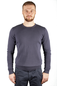 Фото товара Свитер синий однотонный  CONSSENSO, артикул: 5000118 Светри , Кофти поло