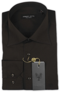 Фото товара Рубашка  коричневая Romano Botta, артикул: 2402048 Класичні 