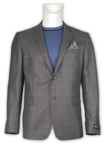 Фото товара Пиджак серый в клетку  CARLO ROSSANO, артикул: 7720 Піджаки