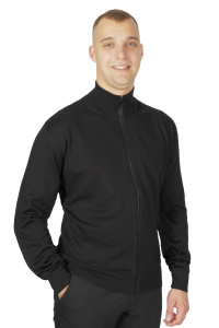 Фото товара Светр на блискавці темно-коричневий WHITE HOUSE, артикул: 6958 Светри , Кофти поло