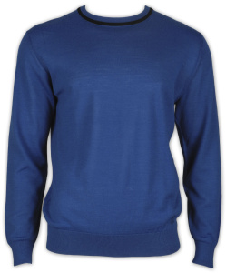 Фото товара Свитер синий Romano Botta, артикул: 102201 Светри , Кофти поло