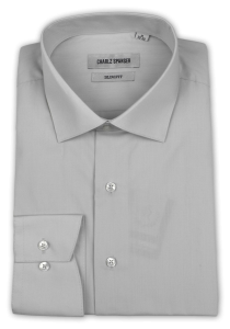 Фото товара Рубашка серый Charlz Spanser, артикул: 24279 Приталені