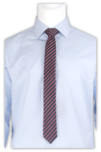 Фото товара Галстук тонкий  синий в красную полоску GIANNI, артикул: 4507 Краватки