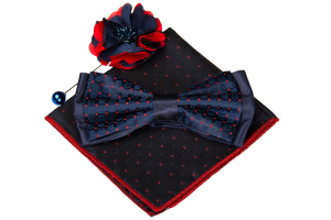 Фото товара Бабочка + платочек +заколка, артикул: 44-66 Метелики