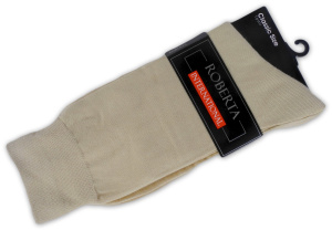 Фото товара Носки бежевые ROBERTA, артикул: 14005 Шкарпетки