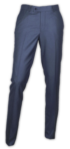 Фото товара Брюки синие зауженного кроя OLIVER MANCINI, артикул: 221037 Брюки