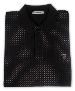 Фото товара Футболка-поло темно-синяя GANJ, артикул: 0618-1 Футболки та поло