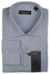 Фото товара Рубашка голубая Romano Botta, артикул: 2402072 Класичні 