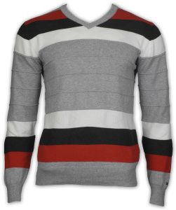 Фото Свитер серый Tommy Hilfiger артикул: 9422 Светри , Кофти поло