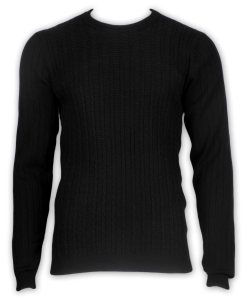 Фото Свитер чёрный BALLY артикул: 9906-5 Светри , Кофти поло