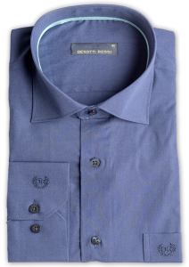 Фото товара Рубашка тёмно-синяя  DESOTTI ROSSI, артикул: 177-15 Класичні 
