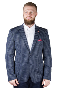 Фото товара Пиджак чёрный меланж  трикотажный TONY CASSANO, артикул: 415-2 Піджаки