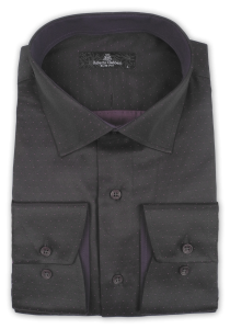 Фото товара Рубашка темно-фиолетовая Roberto Gabbani, артикул: 7617-1 Приталені