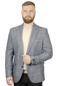 Фото товара Піджак сіро - голубий текстурний MAIKLEN, артикул: 0711303 Піджаки