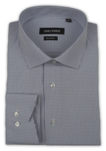 Фото Рубашка белая Charlz Spanser артикул: 8889 Приталені