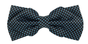 Фото товара Бабочка чёрная в голубую точку, артикул: 2072 Метелики