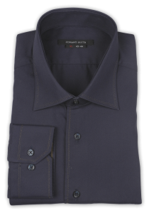 Фото товара Рубашка тёмно-синяя Romano Botta, артикул: 24017-1 Класичні 
