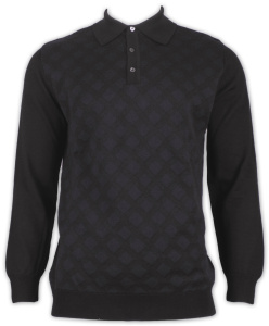 Фото товара Свитер чёрный Romano Botta, артикул: 10033 Светри , Кофти поло