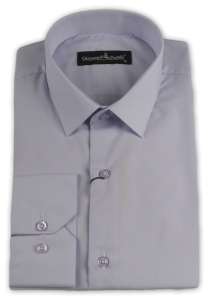 Фото товара Рубашка сиреневая однотонная Giovanni Fratelli, артикул: 0408-5 Приталені