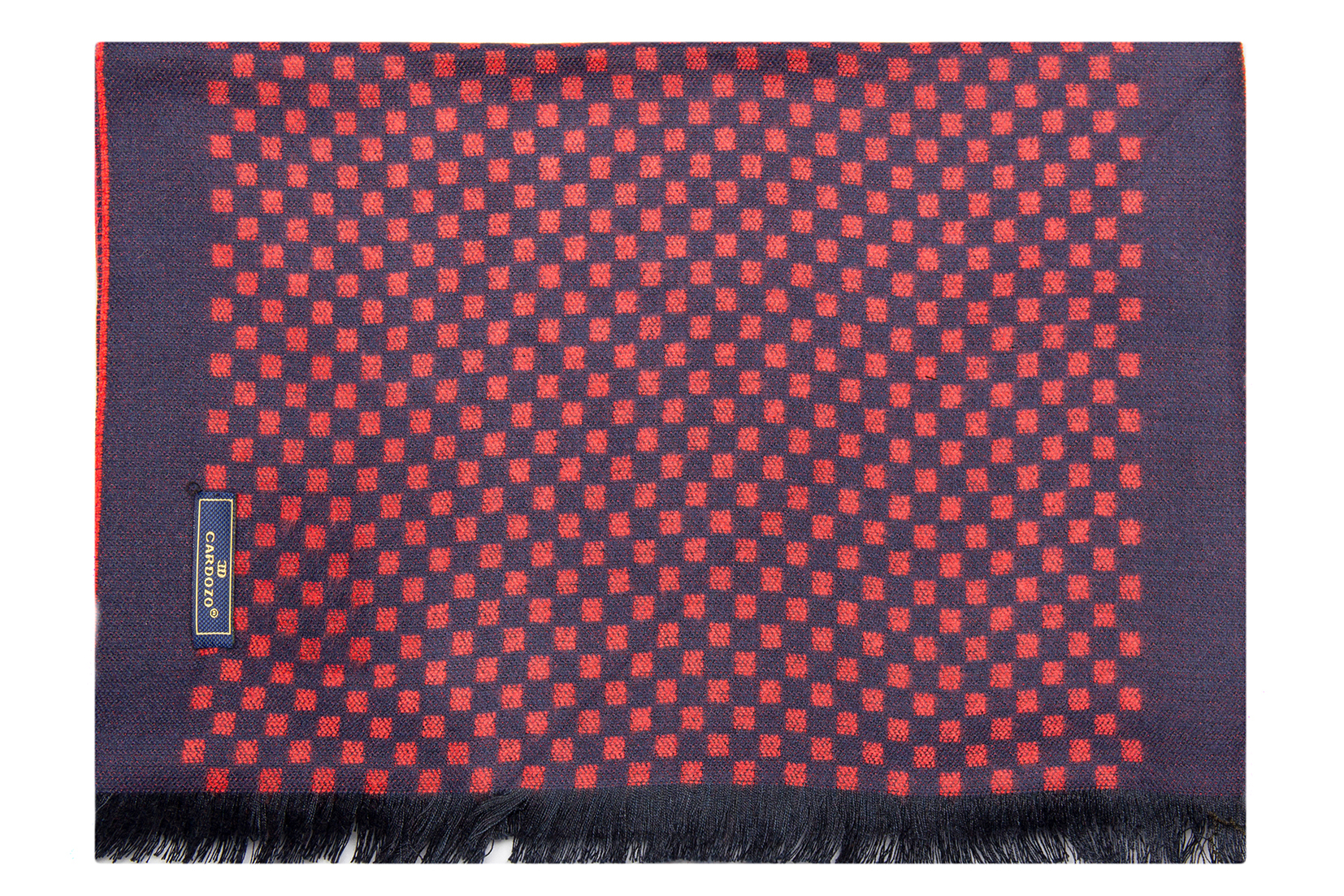 Шарф синий в квадрат CARDOZO