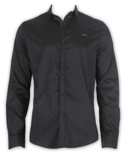 Фото товара Рубашка синяя ARMANI JEANS, артикул: 18006-1 Приталені