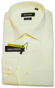 Фото товара Рубашка айвори Charlz Spanser, артикул: 24603 Приталені