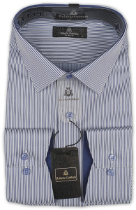 Фото товара Рубашка голубая Roberto Gabbani, артикул: 241117 Приталені