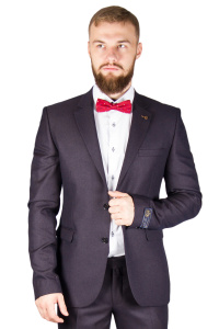 Фото товара Костюм коричневый с синим CARDOZO, артикул: 338-8 костюм 4 зріст ( 178-195 )