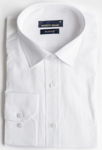 Фото товара Рубашка белая  DESOTTL ROSSI, артикул: 022-17 Приталені