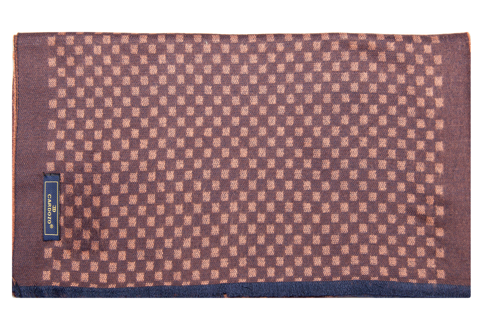 Шарф коричневый в квадрат CARDOZO