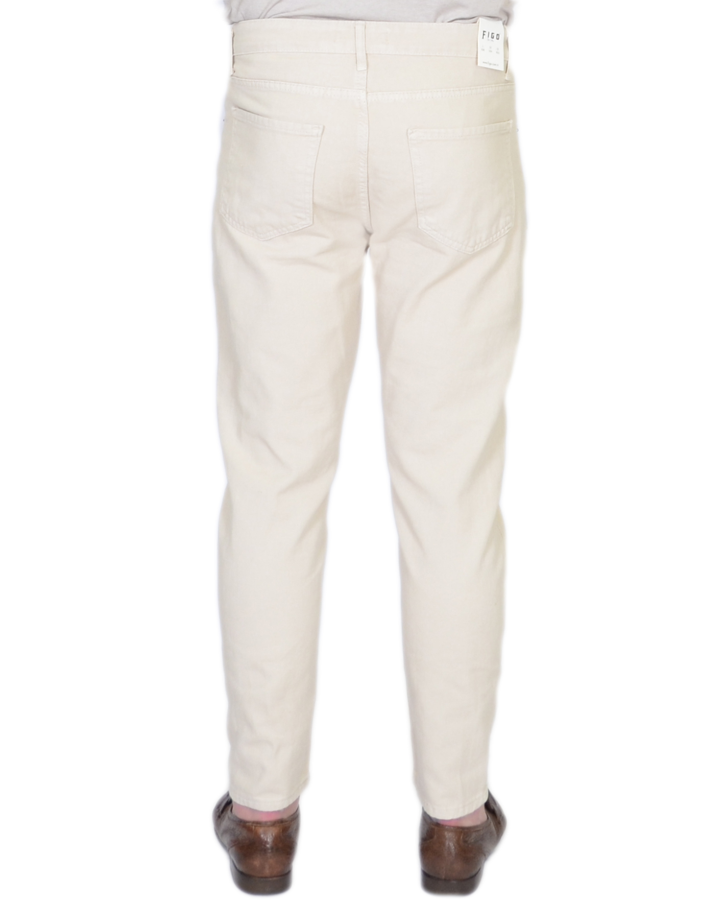 Брюки білі котонові моми FIGO