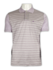 Фото товара Футболка-поло сиреневая Romano Botta, артикул: 28085 Футболки та поло