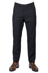 Фото товара Брюки чёрные однотонные BICOLORE, артикул: 2565-1 Брюки