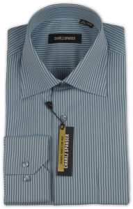 Фото товара Рубашка бирюзовая Charlz Spanser, артикул: 245005-1 Класичні 