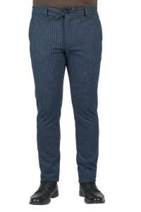 Фото Брюки сині в смужку MCR артикул: 38011 Брюки