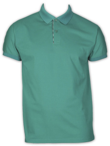 Фото товара Футболка поло зелёная HANLIN, артикул: 281816 Футболки та поло