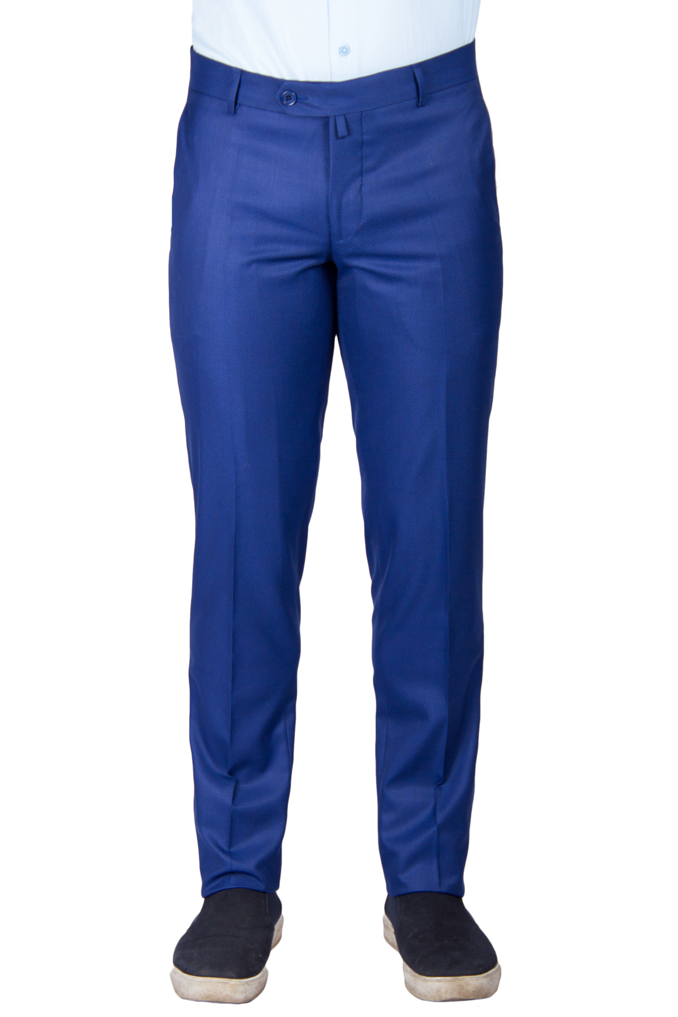 Костюм синий текстурный узор MASSIMO MORARDI