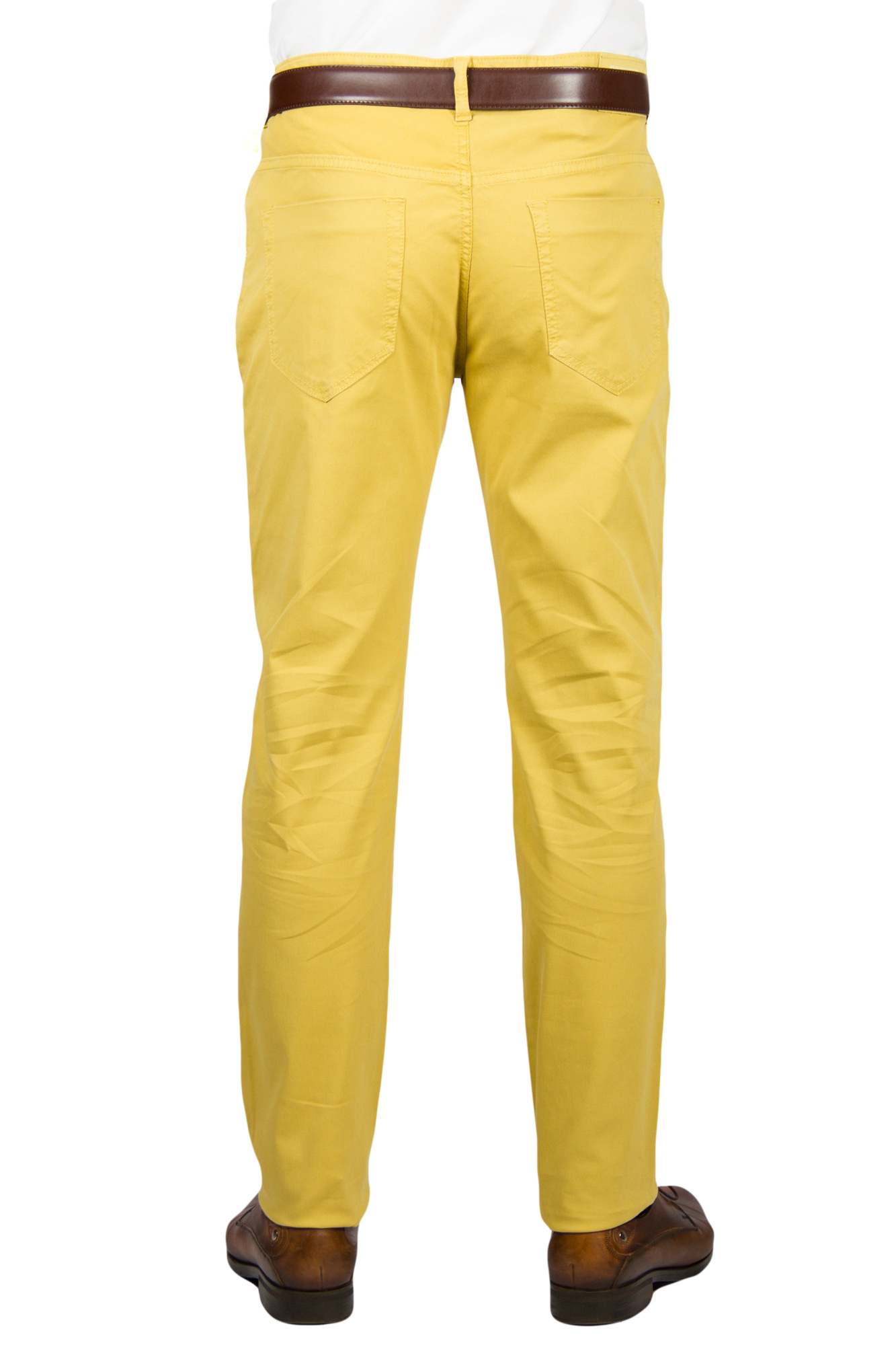 Брюки котоновые горчичные SORBINO