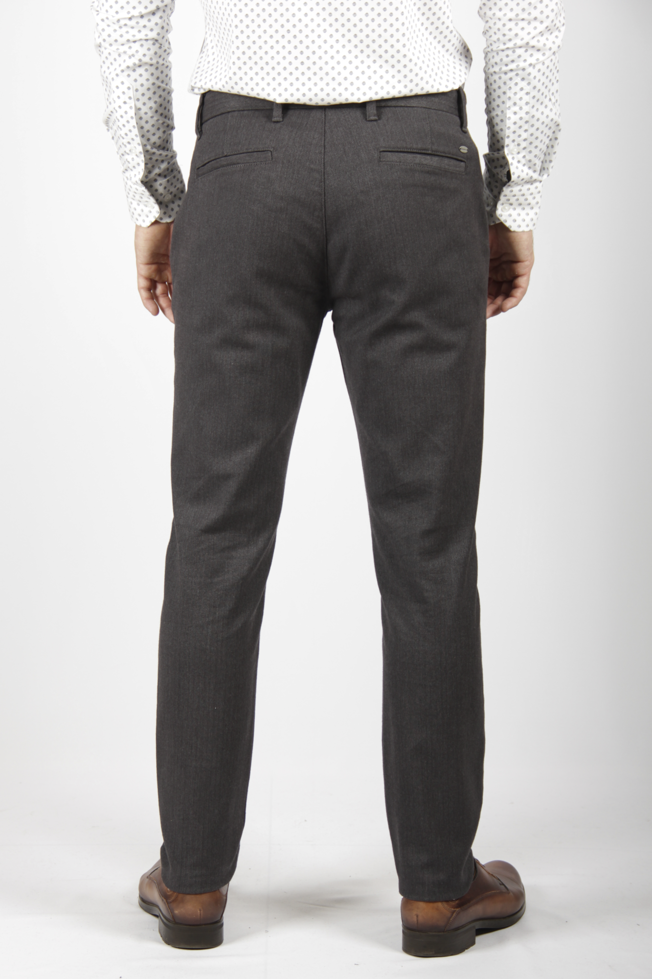 Брюки серые котоновые SORBINO