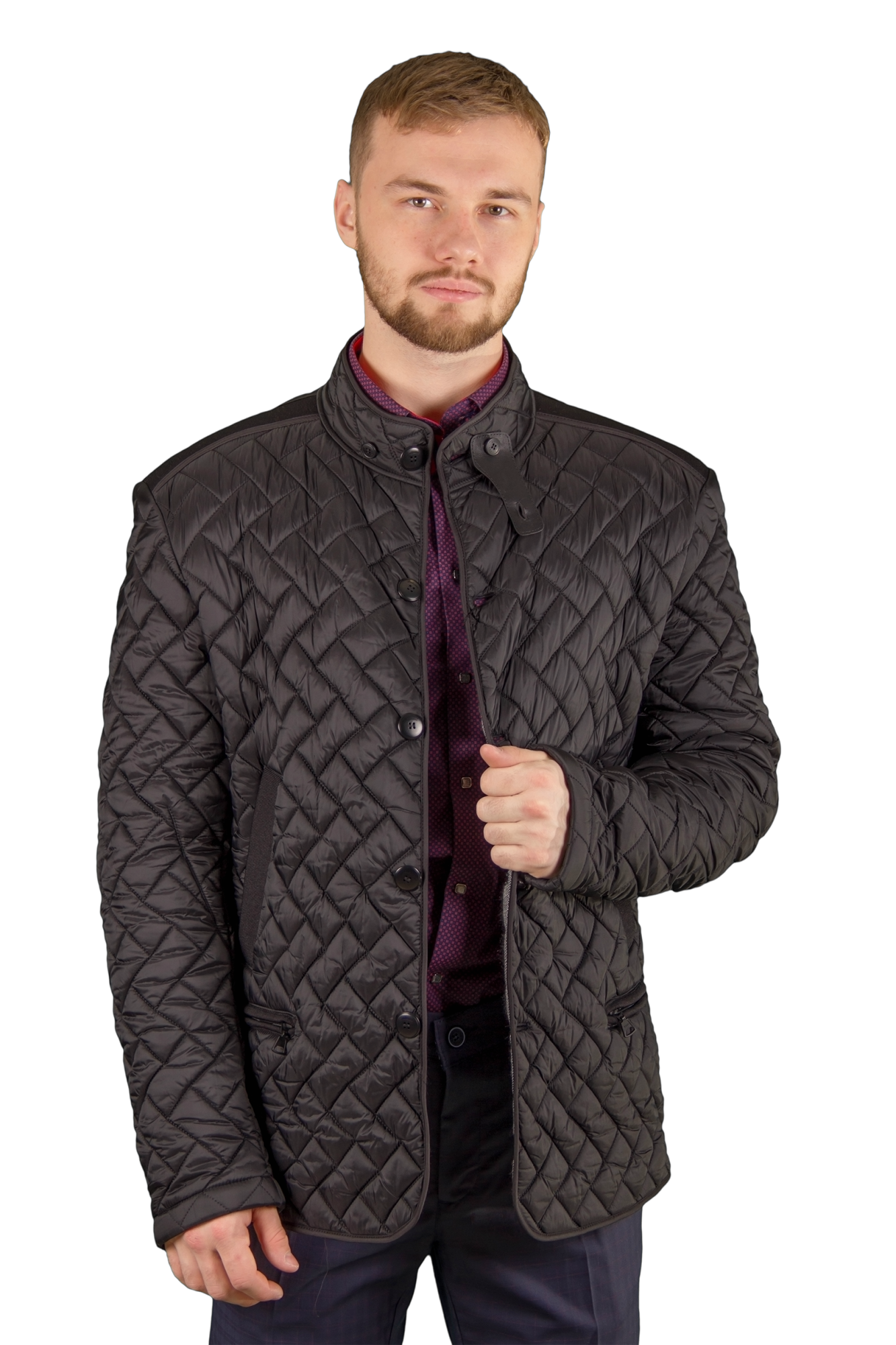 Куртка чёрная стёганная ROLADA