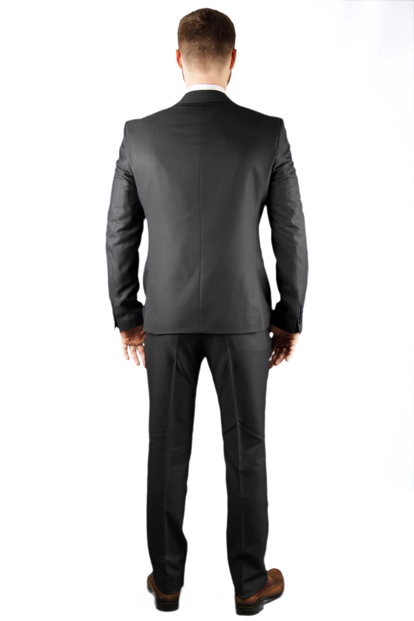 Костюм тёмно-синий текстурная ткань OLIVER MANCINI