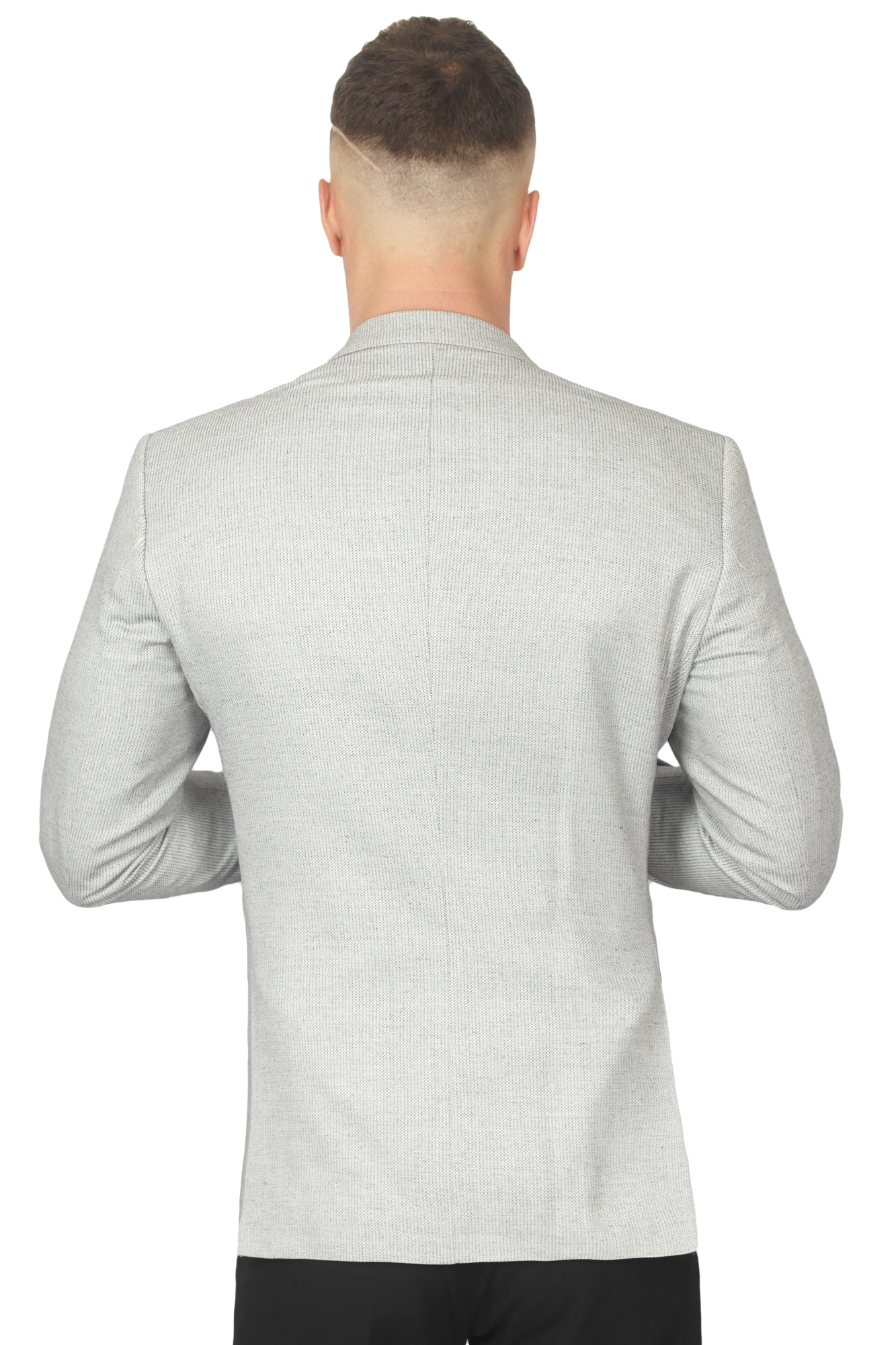 Піджак світло-сірий трикотаж TONY CASSANO