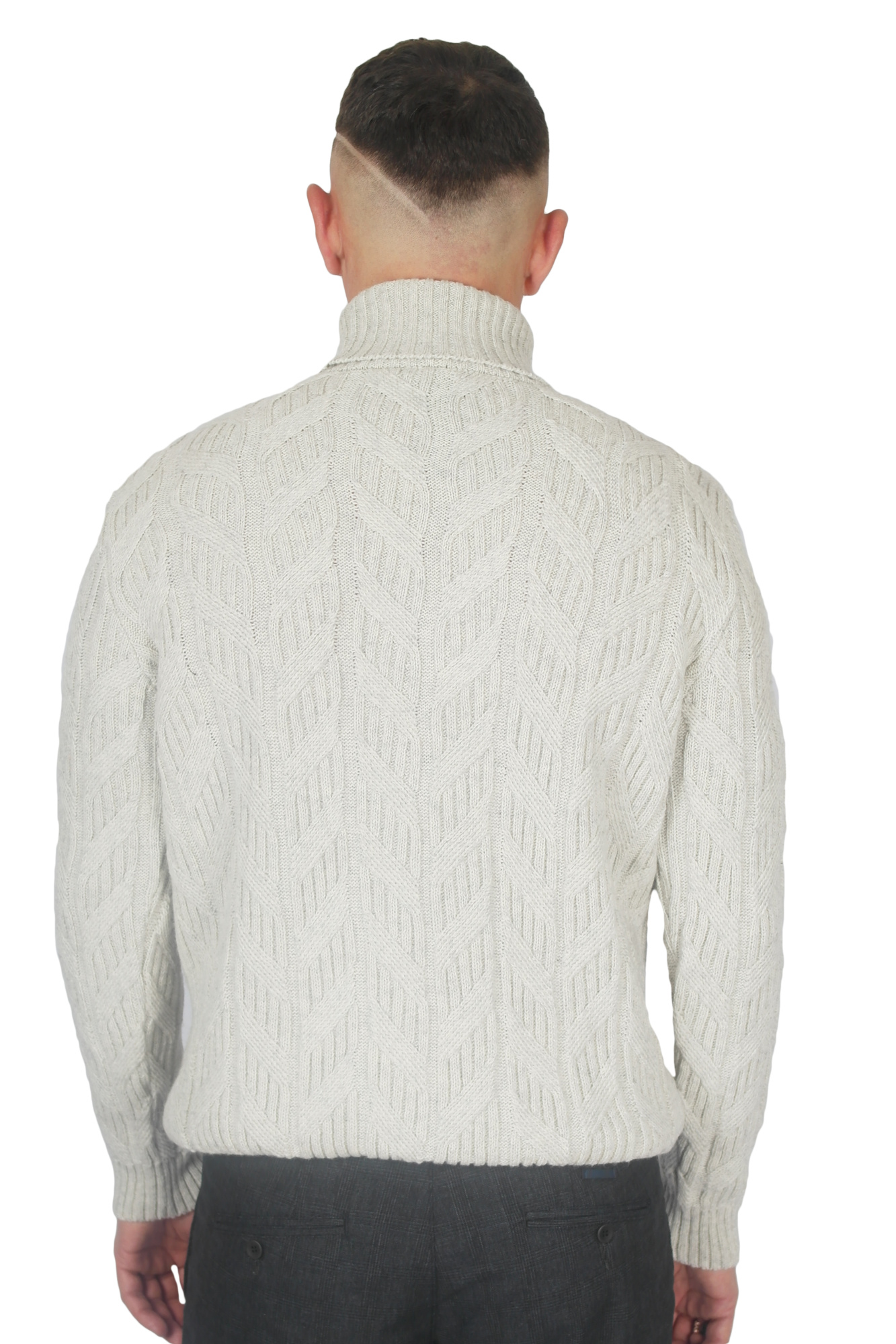 Гольф теплий світло-сірий MCR