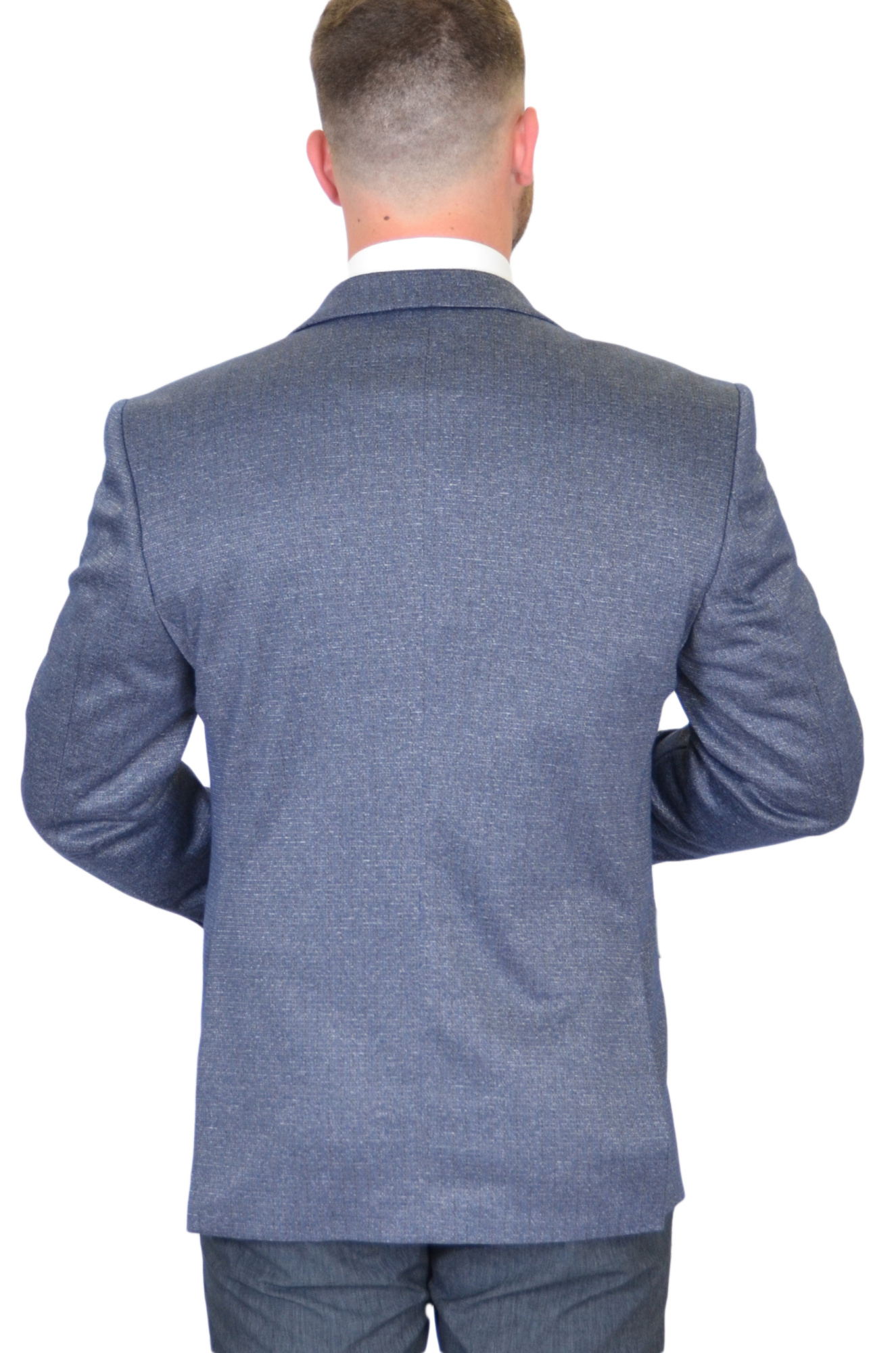 Піджак синій трикотаж з чорним TONY CASSANO